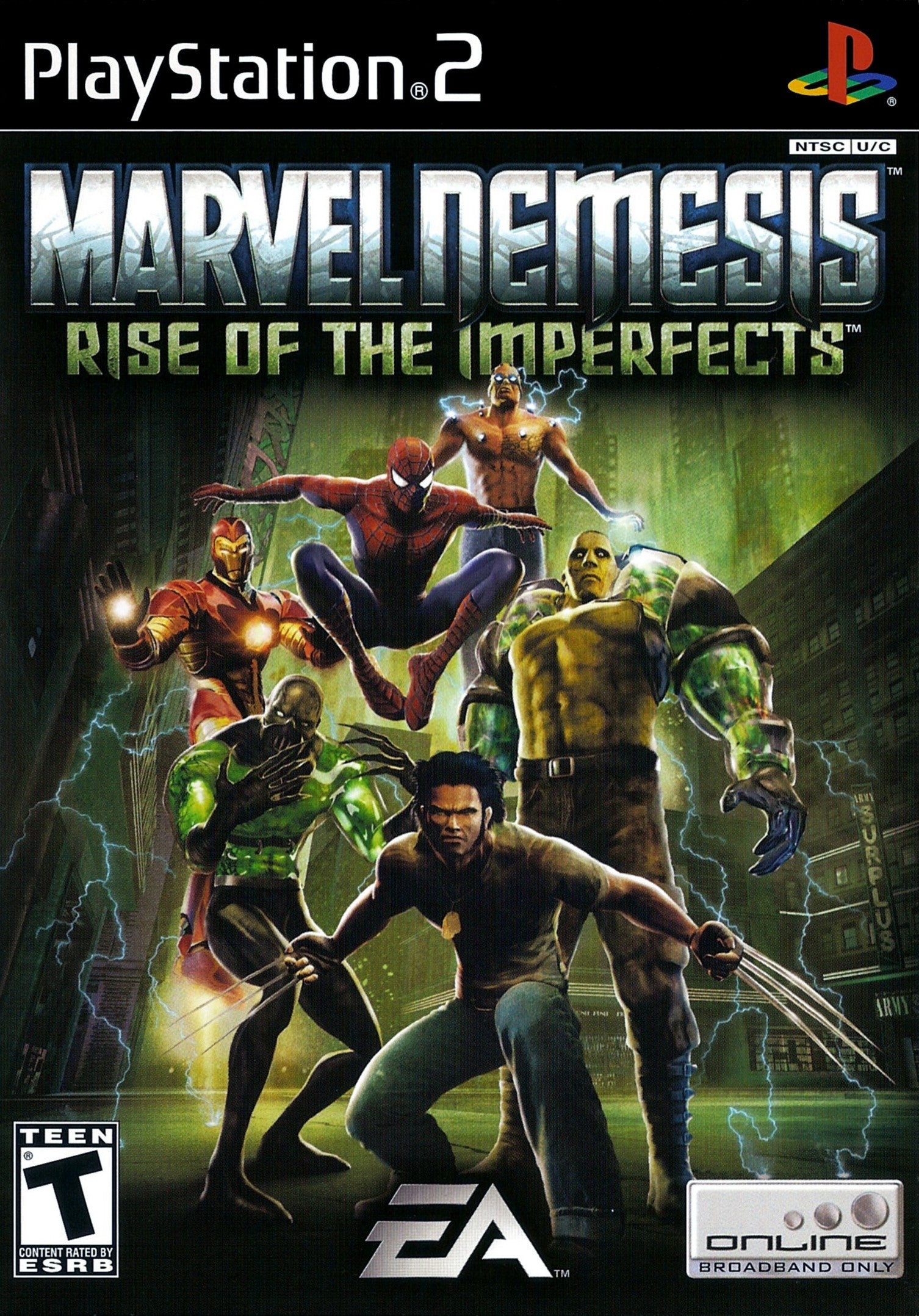 Marvel Nemesis: Rise of the Imperfects PS2 - Video Game - Used - CaveGamers