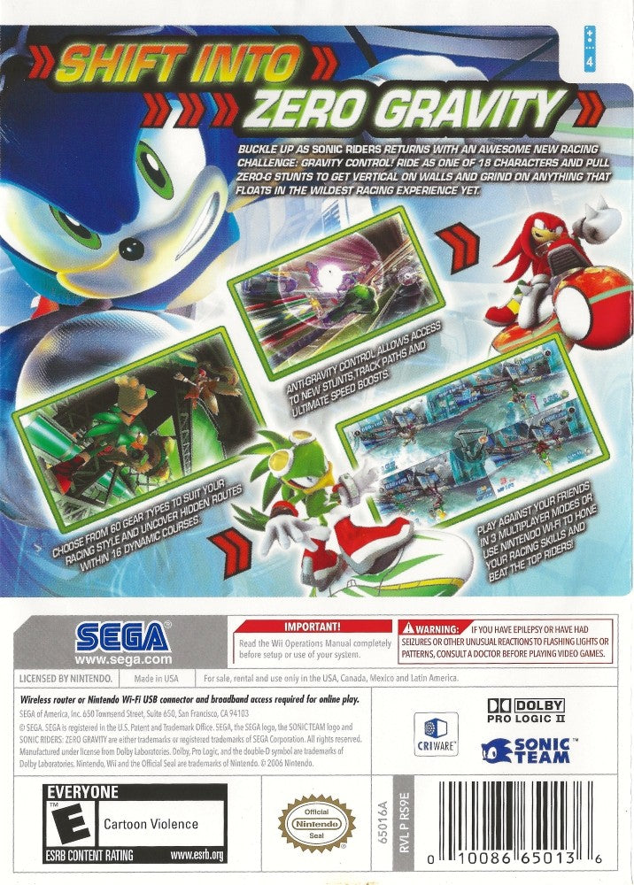 Sonic Riders Zero Gravity