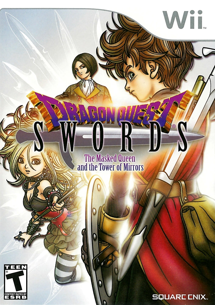 Dragon Quest Swords: The Masked Queen and Tower of Mirrors Wii - Video Game - Used - CaveGamers