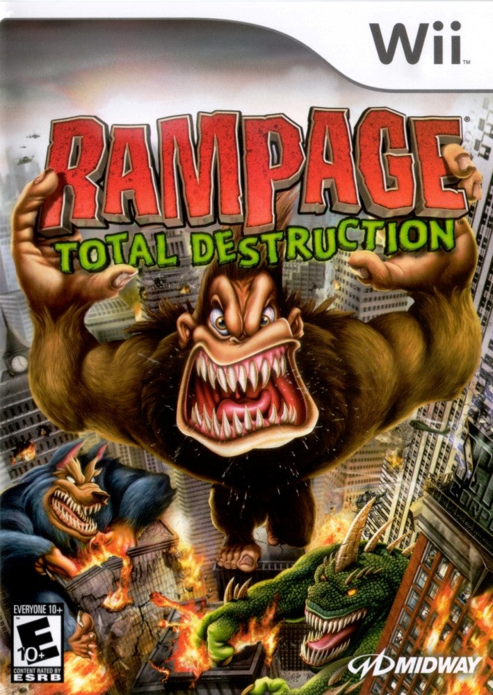 Rampage: Total Destruction Wii - Video Game - Used - CaveGamers