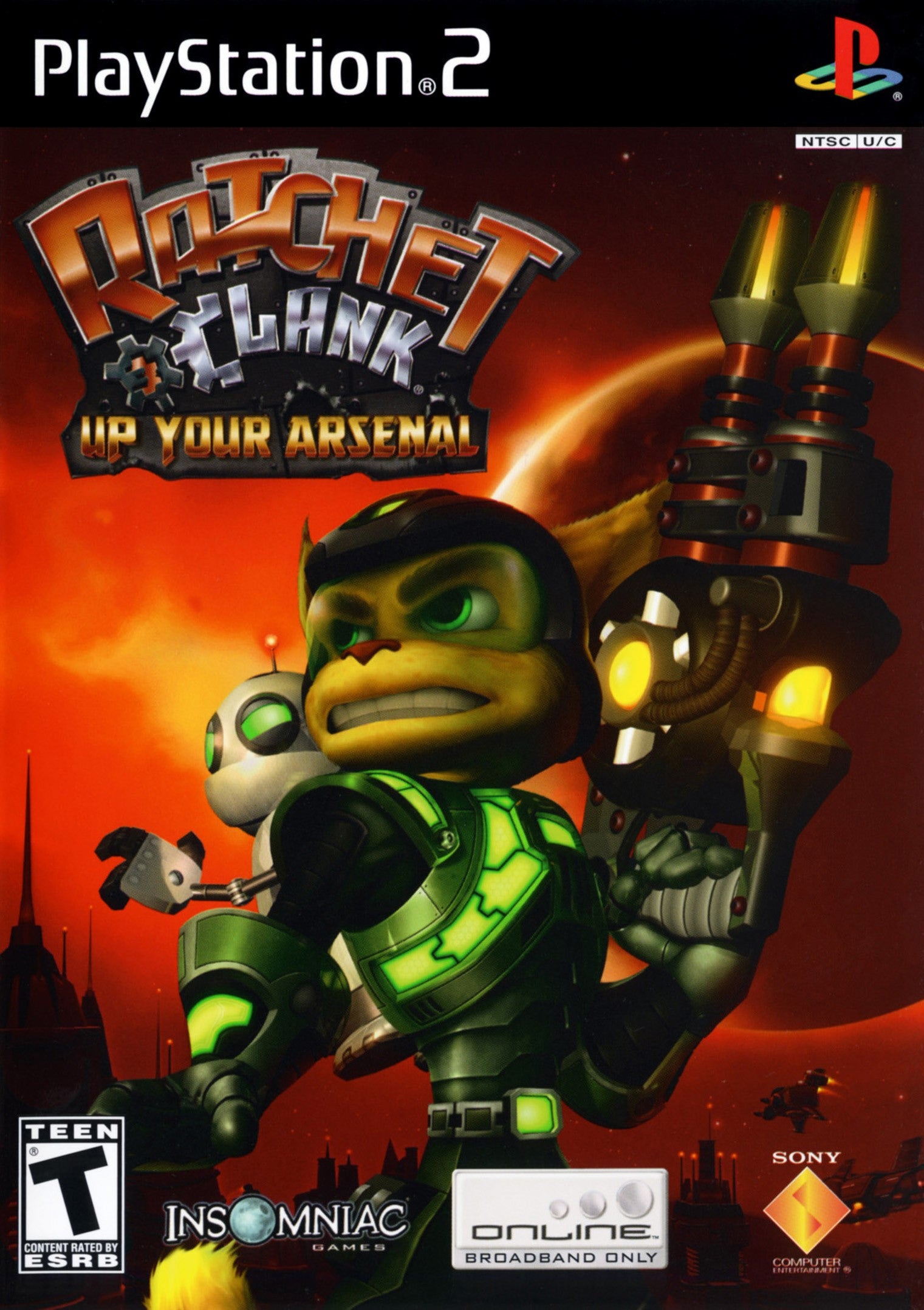 Ratchet & Clank Up Your Arsenal PS2 - Video Game - Used - CaveGamers