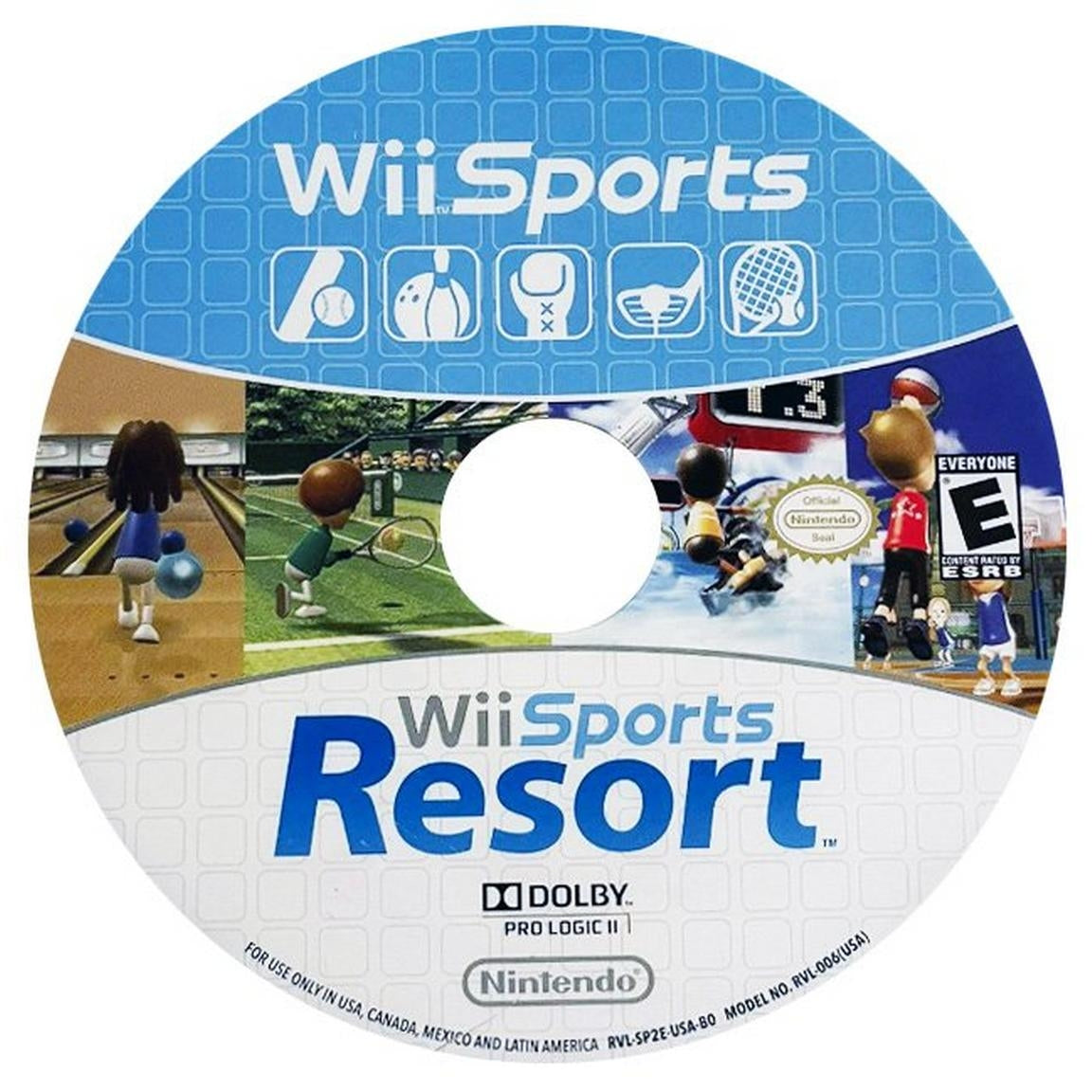 Wii Sports / Wii Sports Resort - Bundle Version - Video Game - Used - CaveGamers - Image 2