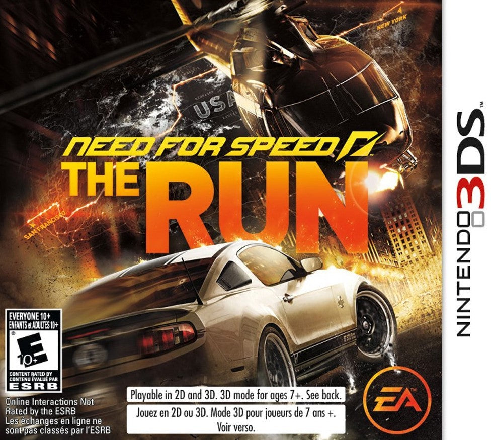 Need for Speed: The Run 3DS - Video Game - Used - CaveGamers