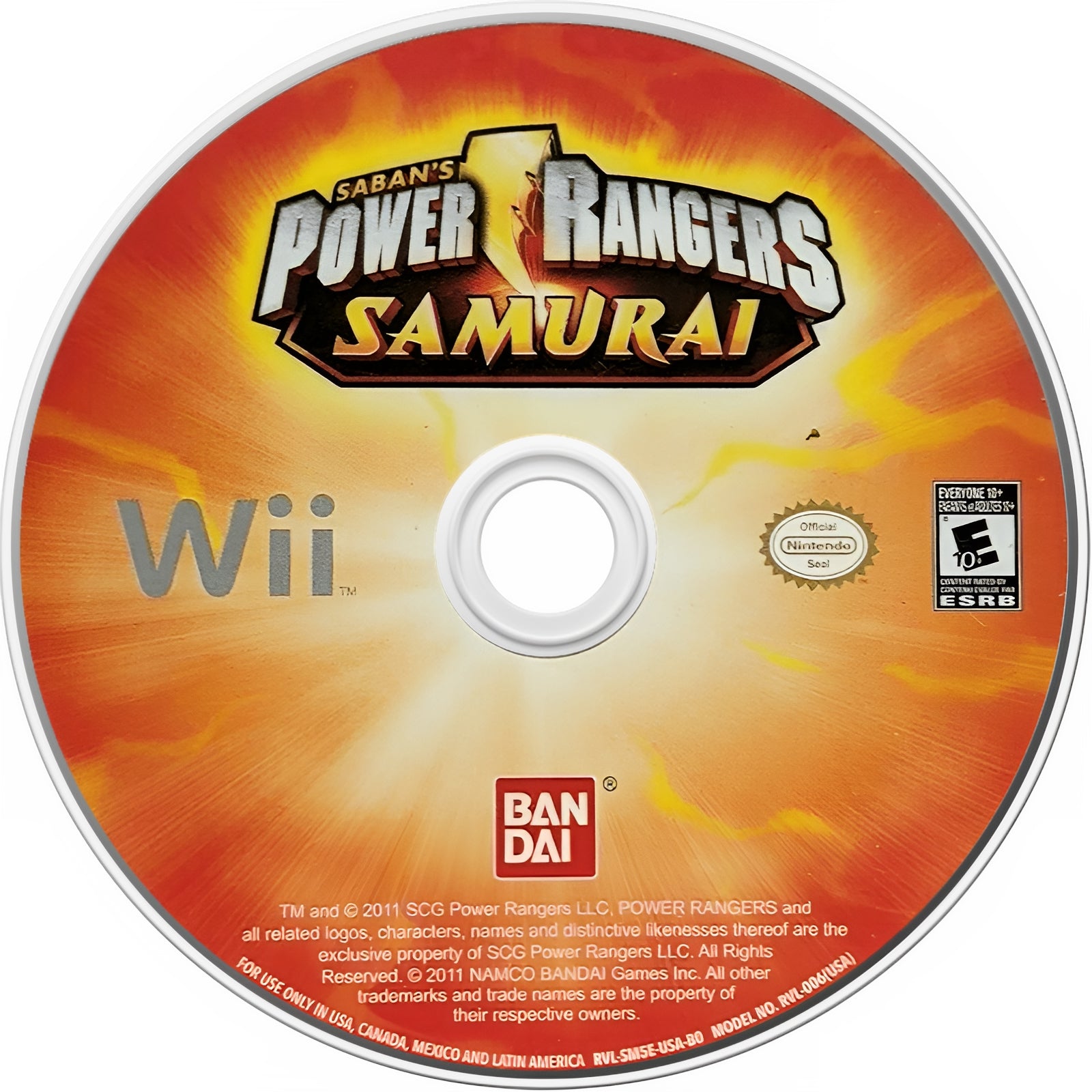 Power Rangers Samurai Wii - Video Game - Used - CaveGamers - Image 3