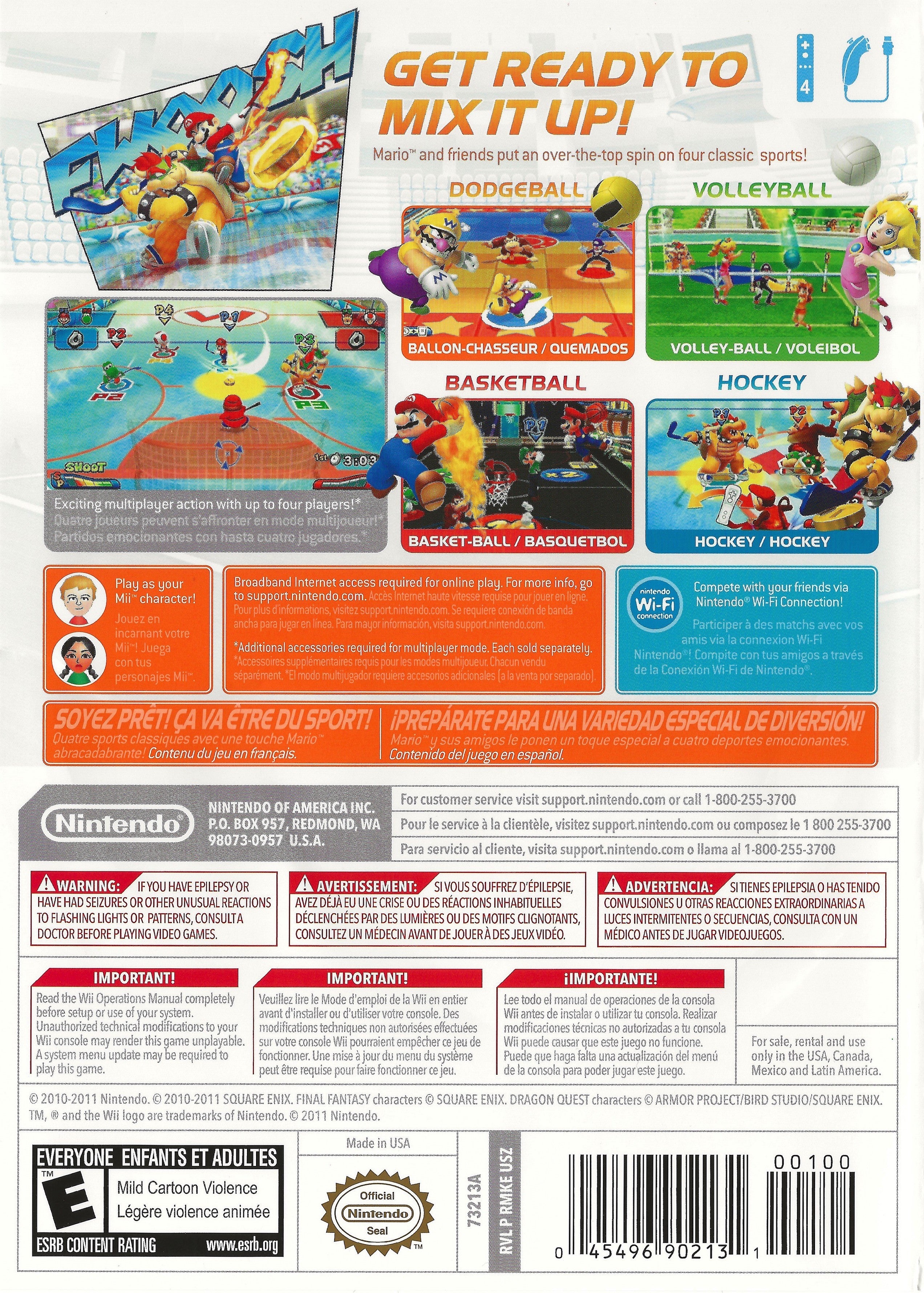Mario Sports Mix Wii - Video Game - Used - CaveGamers - Image 2