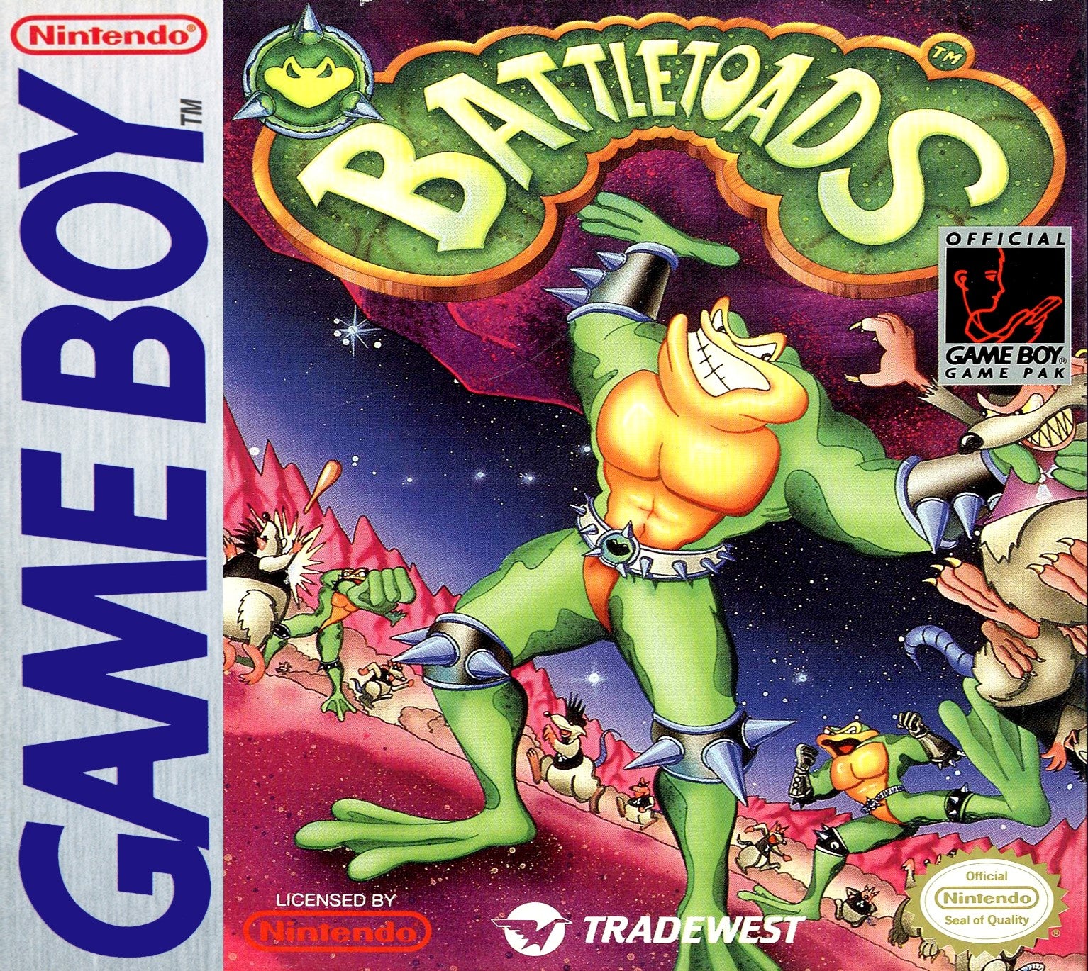Battletoads Game Boy - Video Game - Used - CaveGamers