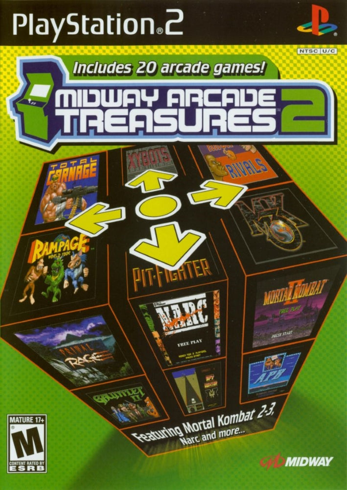 Midway Arcade Treasures 2 PS2 - Video Game - Used - CaveGamers