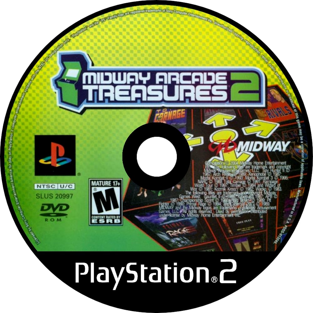 Midway Arcade Treasures 2 PS2 - Video Game - Used - CaveGamers - Image 3