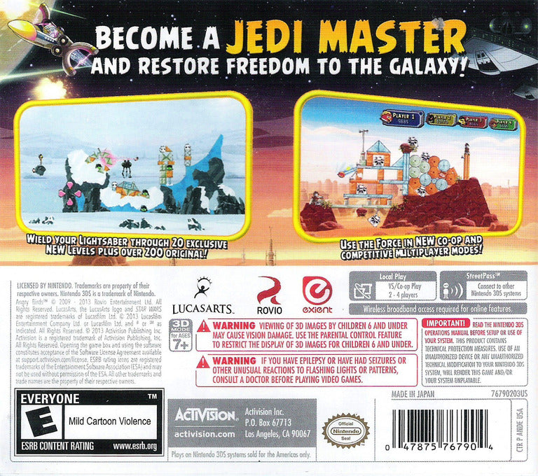 Angry Birds Star Wars 3DS - Video Game - Used - CaveGamers - Image 2