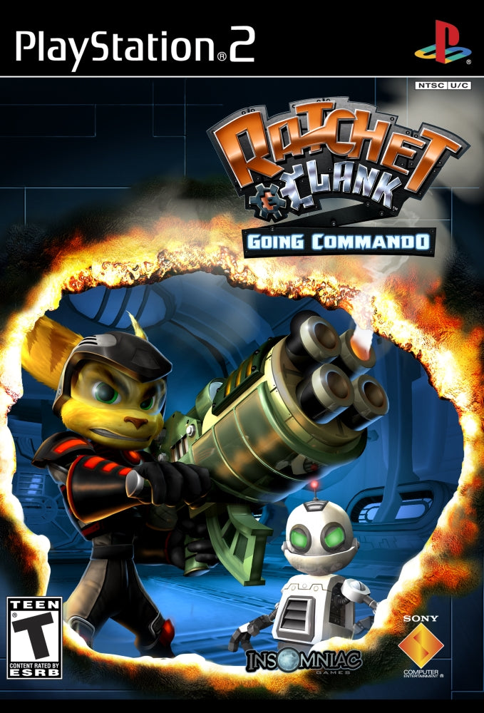 Ratchet & Clank: Going Commando PS2 - Video Game - Used - CaveGamers
