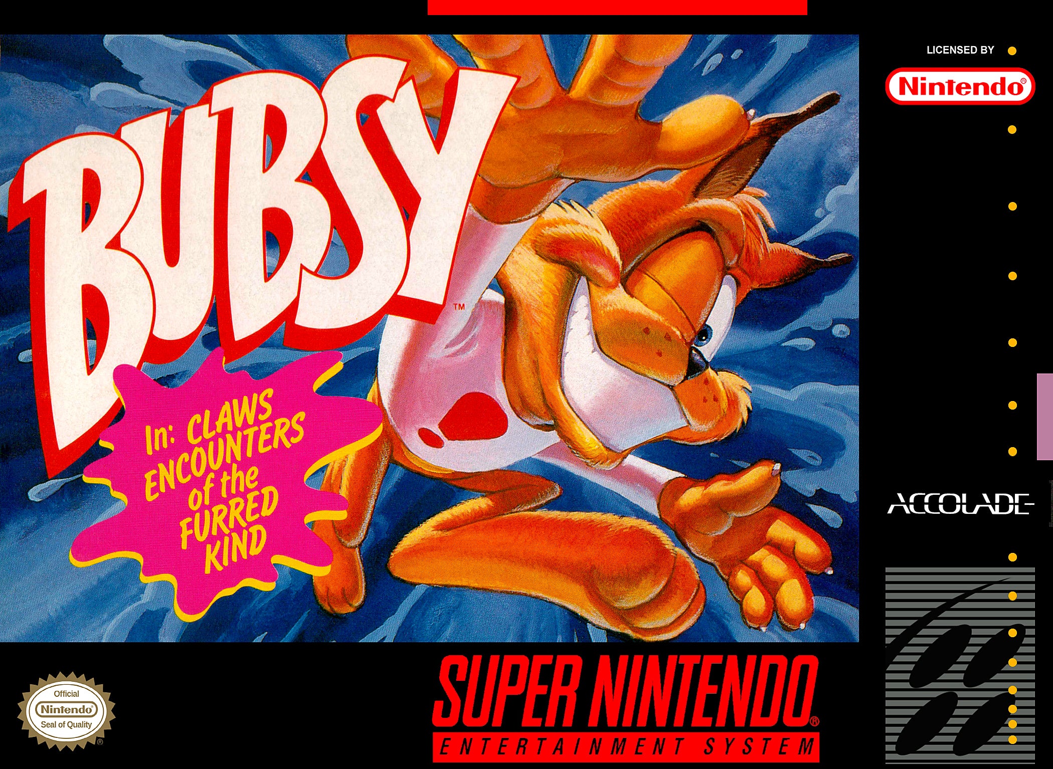 Bubsy SNES - Video Game - Used - CaveGamers