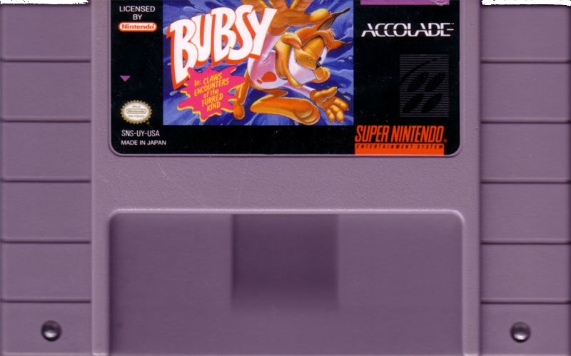 Bubsy SNES - Video Game - Used - CaveGamers - Image 3