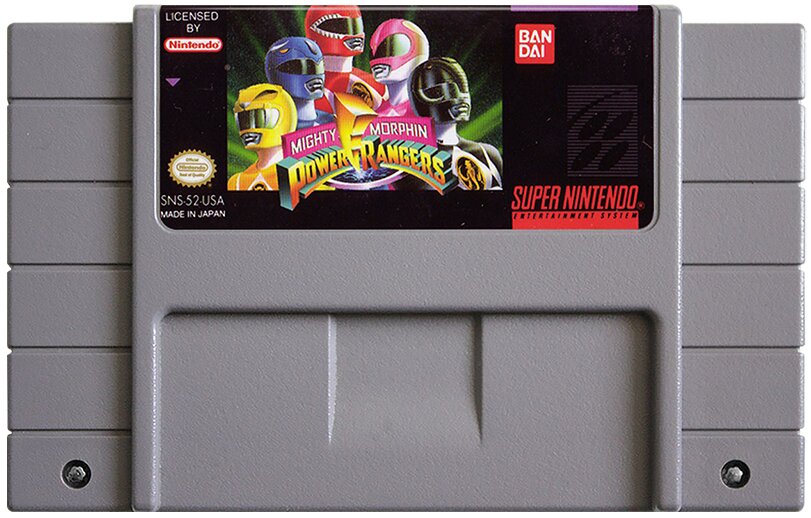 Mighty Morphin Power Rangers SNES - Video Game - Used - CaveGamers - Image 3