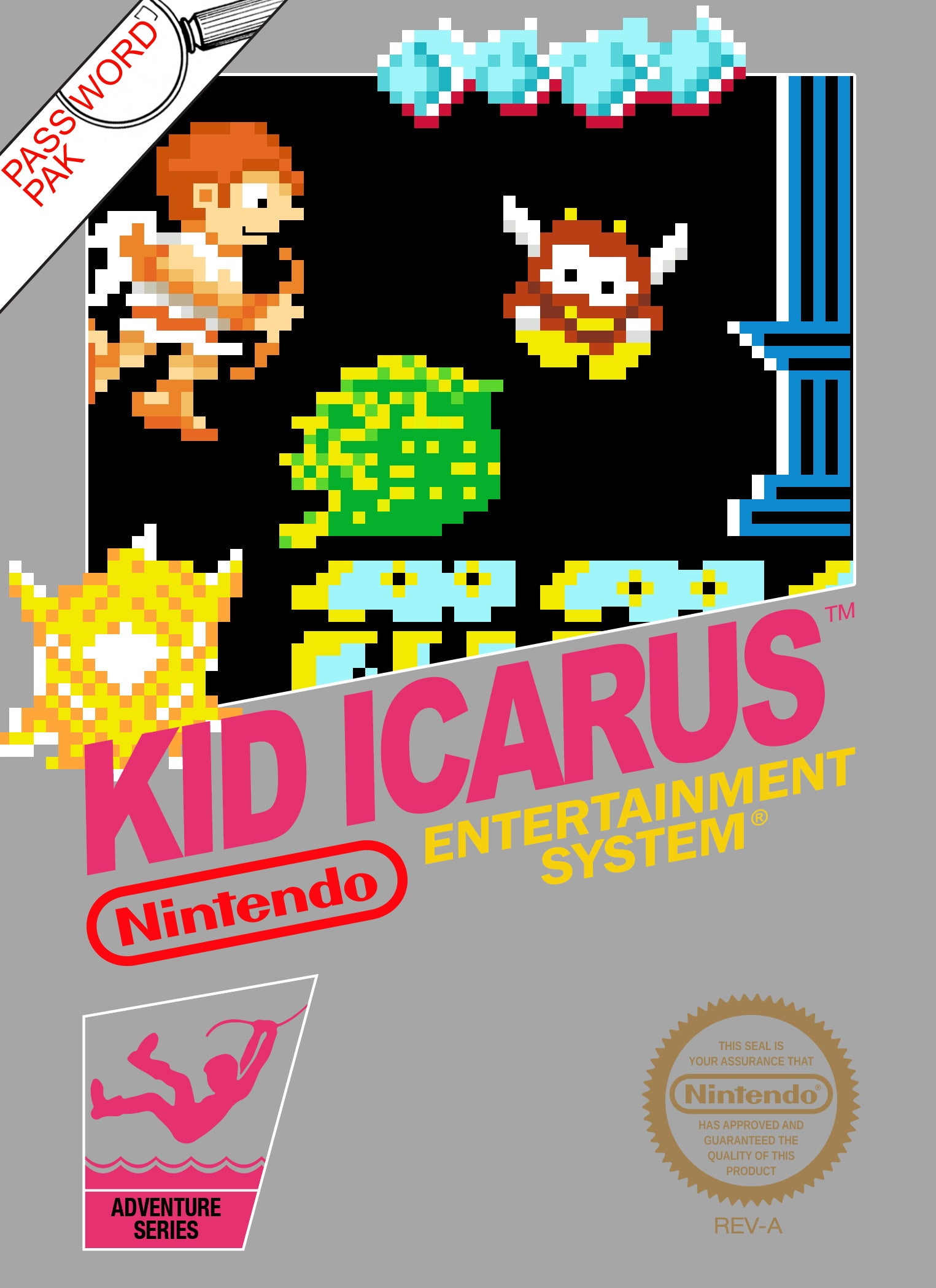 Kid Icarus NES - Video Game - Used - CaveGamers