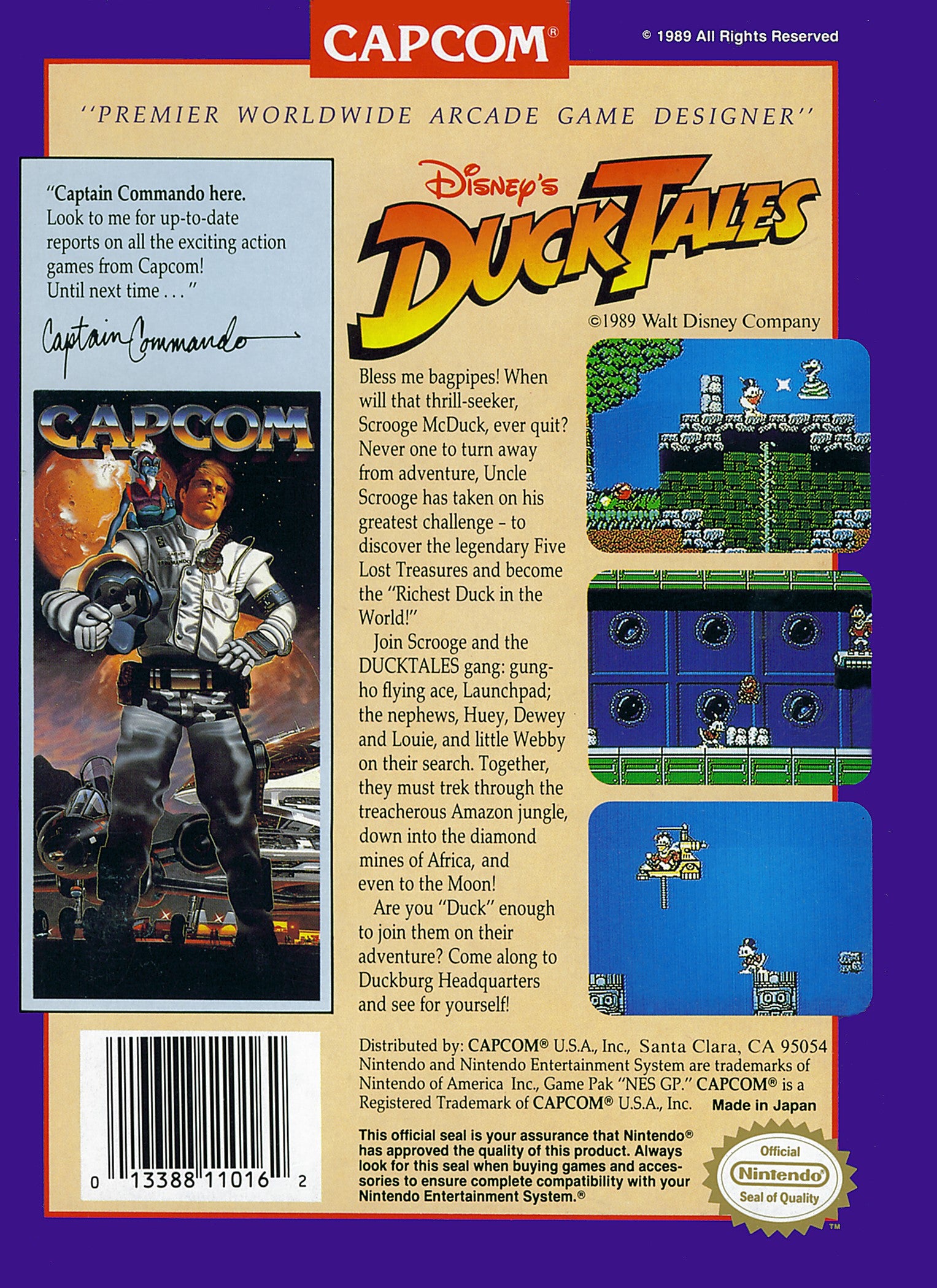 Duck Tales NES - Video Game - Used - CaveGamers - Image 2