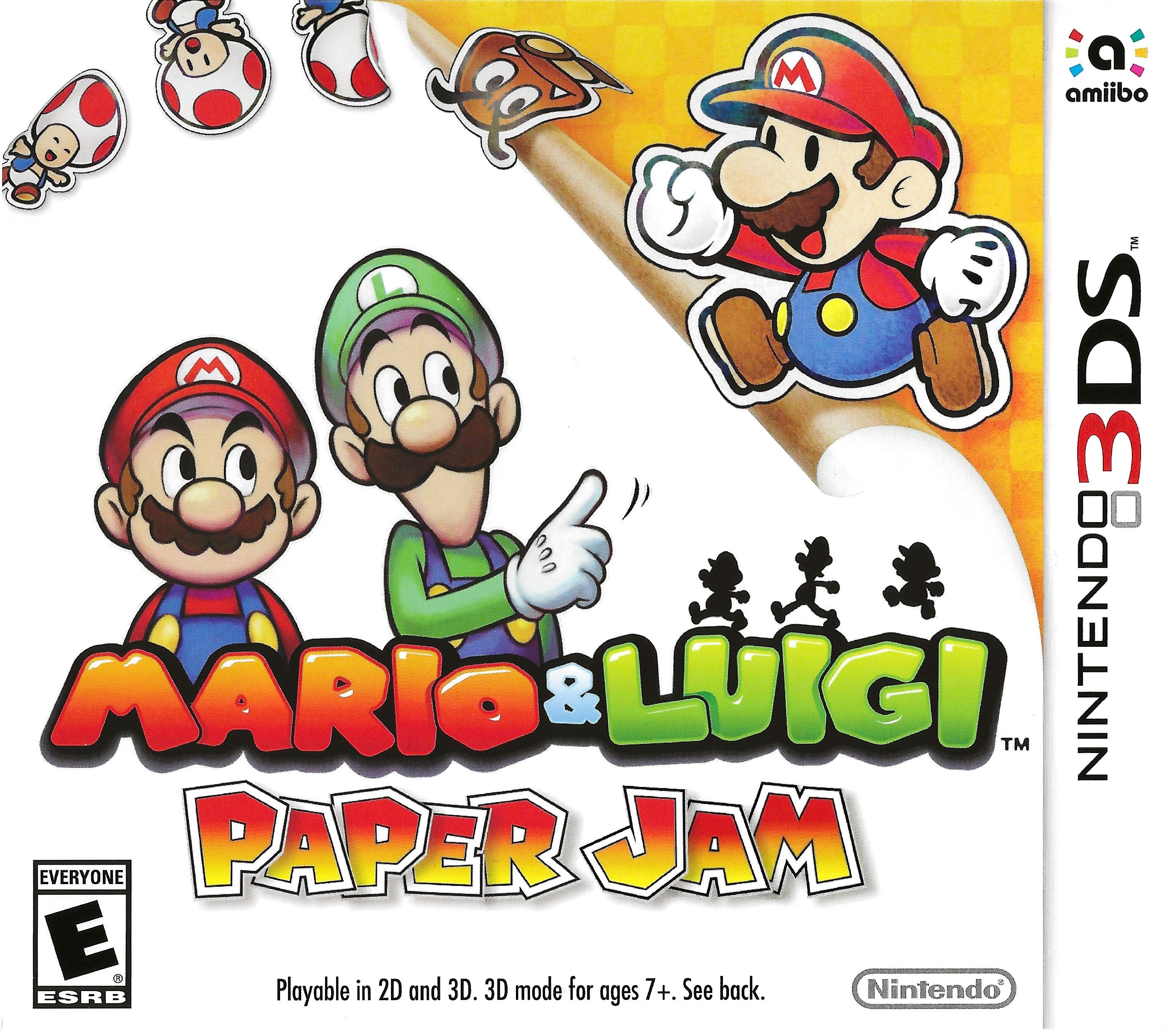 Mario & Luigi: Paper Jam 3DS - Video Game - Used - CaveGamers