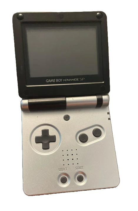Game Boy Advance SP - Platinum / Onyx (Limited Edition) - Video Game System - Used - CaveGamers - Image 2