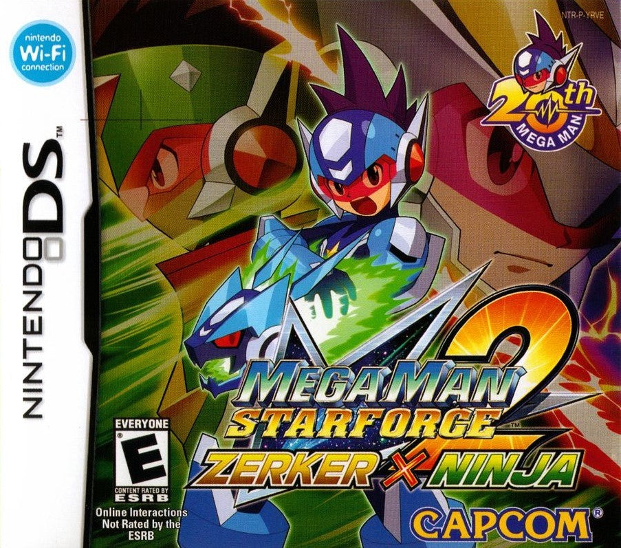 Mega Man Star Force 2 Zerker X Ninja DS - Video Game - Used - CaveGamers