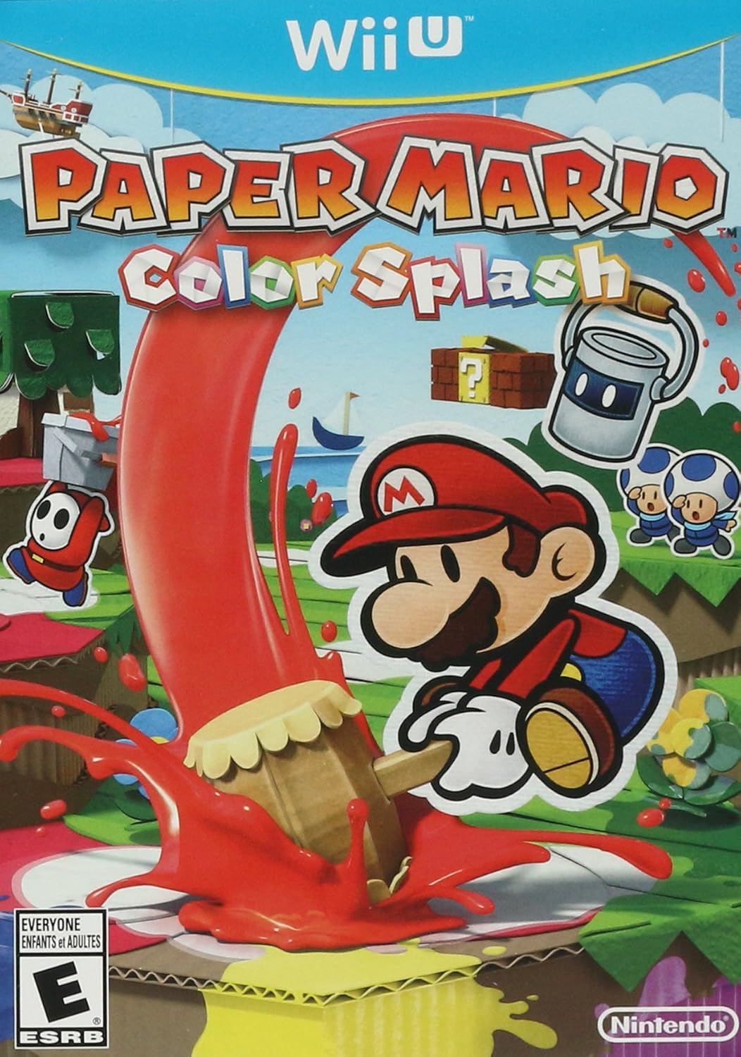 Paper Mario: Color Splash Wii U - Video Game - Used - CaveGamers