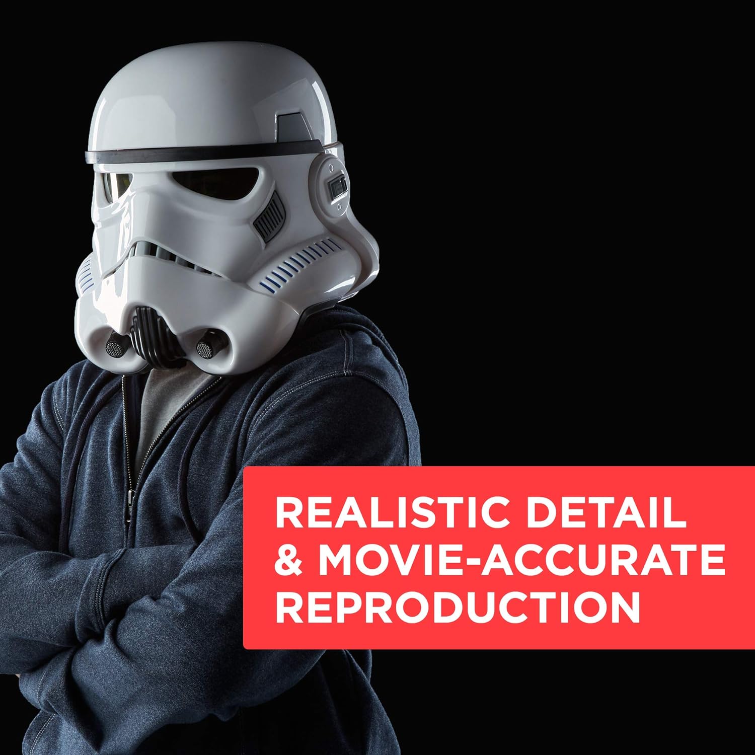 Star Wars: The Black Series - Imperial Stormtrooper Electronic Voice Changer Helmet Prop Replicas - Toys - New - CaveGamers - Image 4