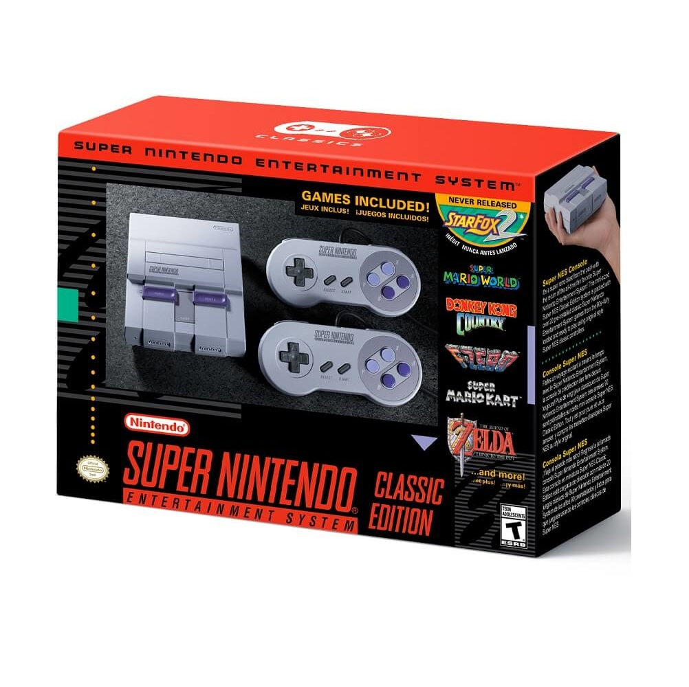 Super NES Classic SNES - Video Game System - New - CaveGamers