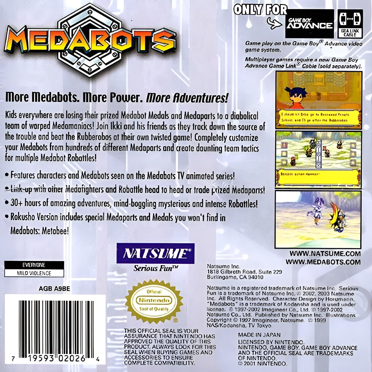 Medabots: Rokusho Game Boy Advance - Video Game - Used - CaveGamers - Image 2