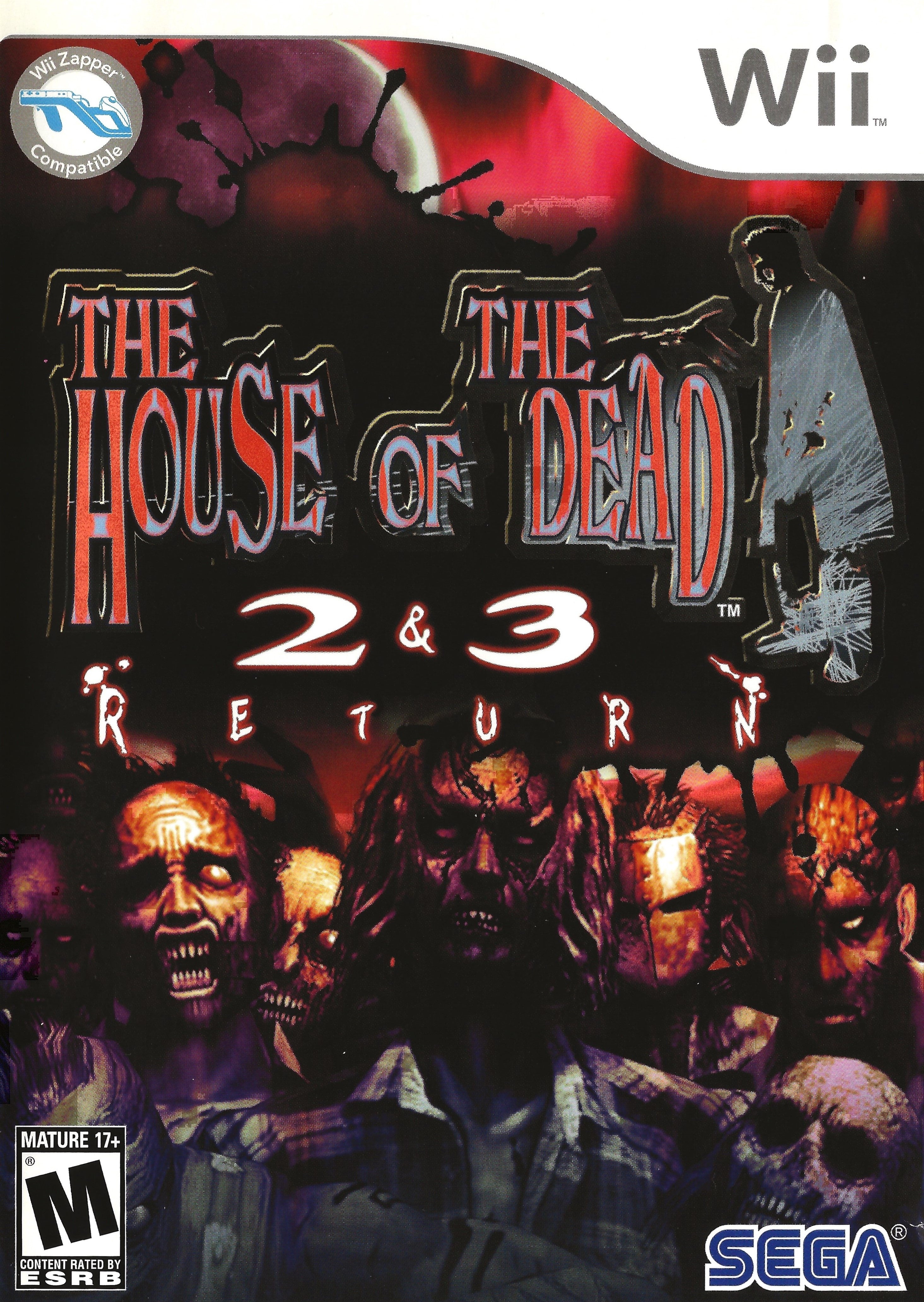 House of the Dead 2 & 3 Return Wii - Video Game - Used - CaveGamers