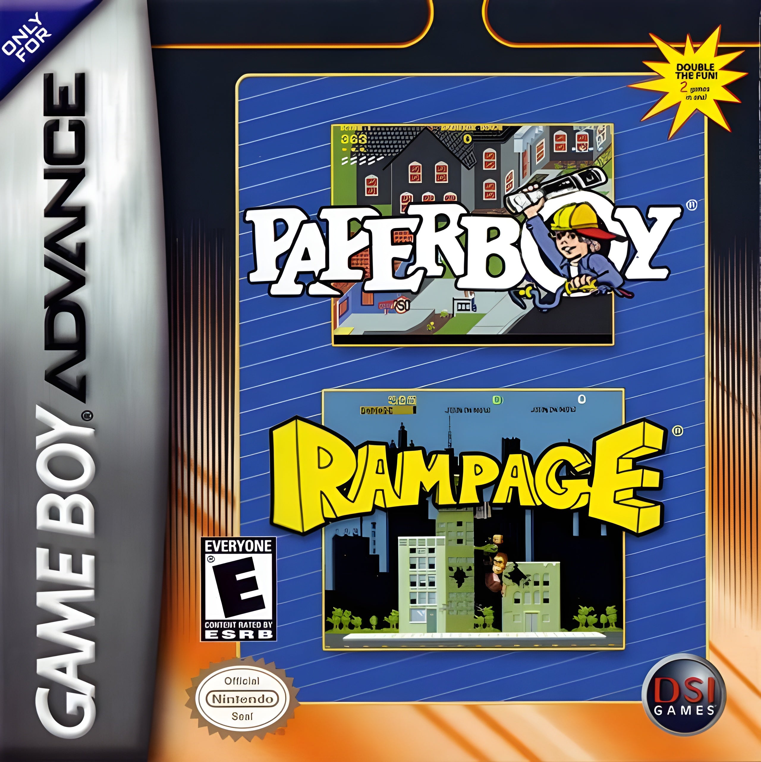 Paperboy / Rampage Game Boy Advance - Video Game - Used - CaveGamers