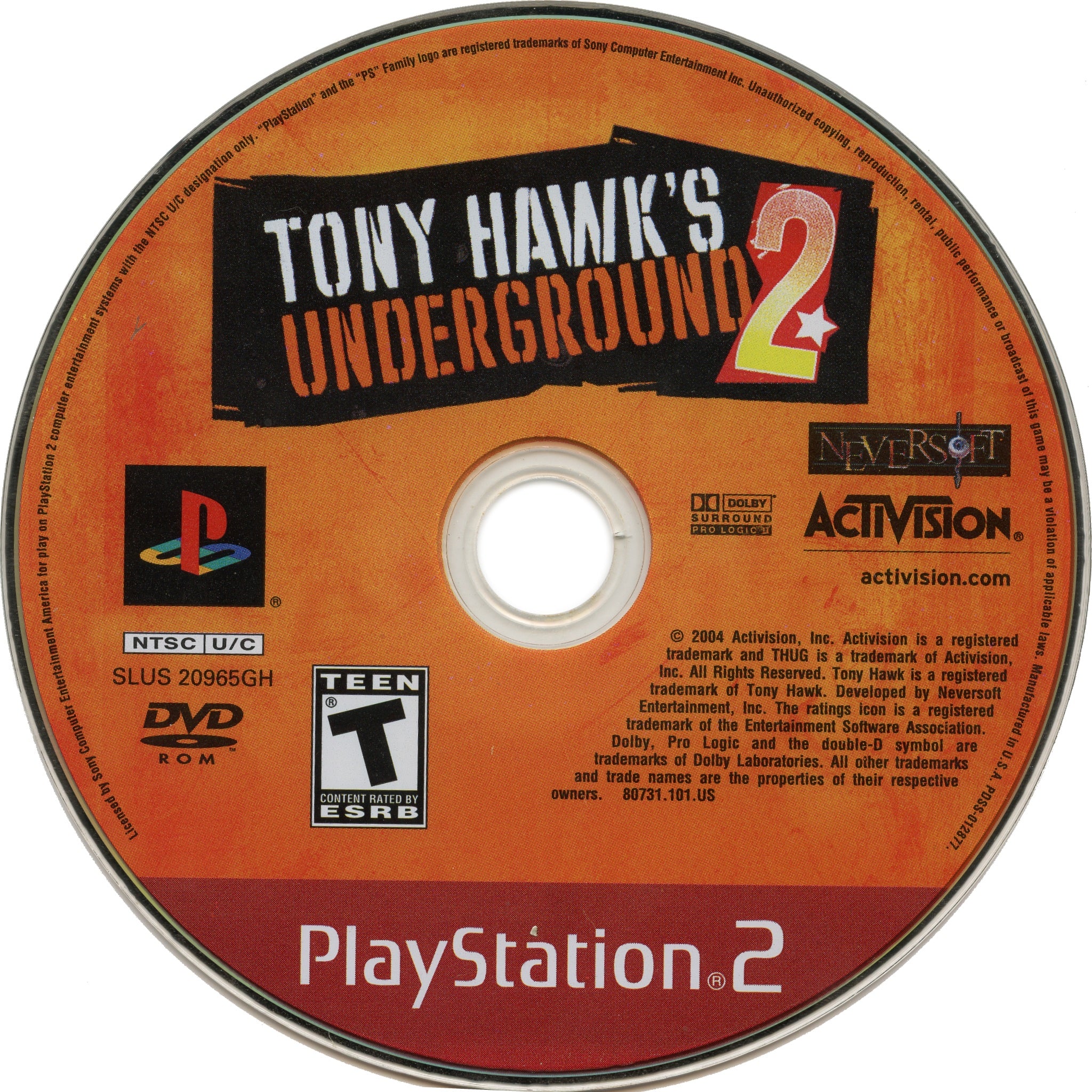 Tony Hawk's Underground 2 PS2 - Video Game - Used - CaveGamers - Image 4