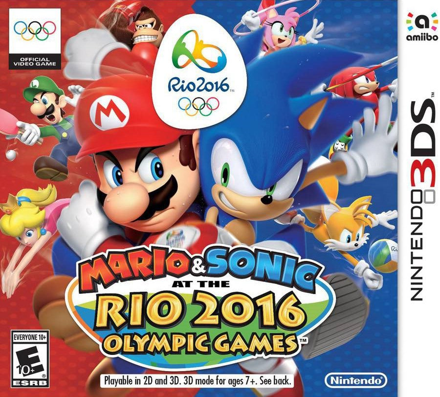 Mario & Sonic at the Rio 2016 Olympic Games 3DS - Video Game - Used - CaveGamers