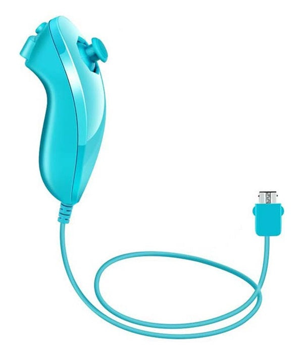 Wii Nunchuk - Blue - Video Game Accessory - Used - CaveGamers