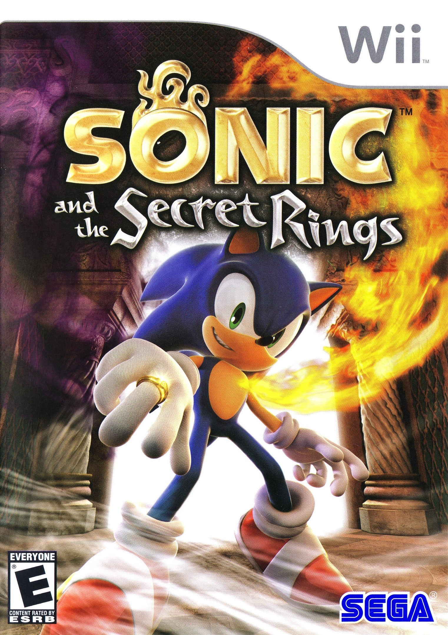 Sonic and the Secret Rings Wii - Video Game - Used - CaveGamers