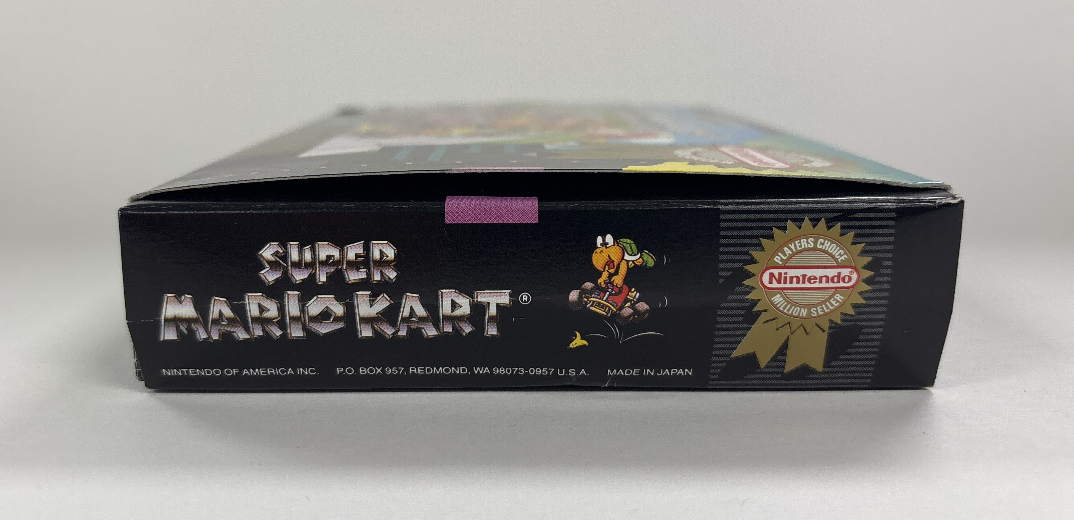 Super Mario Kart - Super Nintendo SNES Box & Manual Only No Game