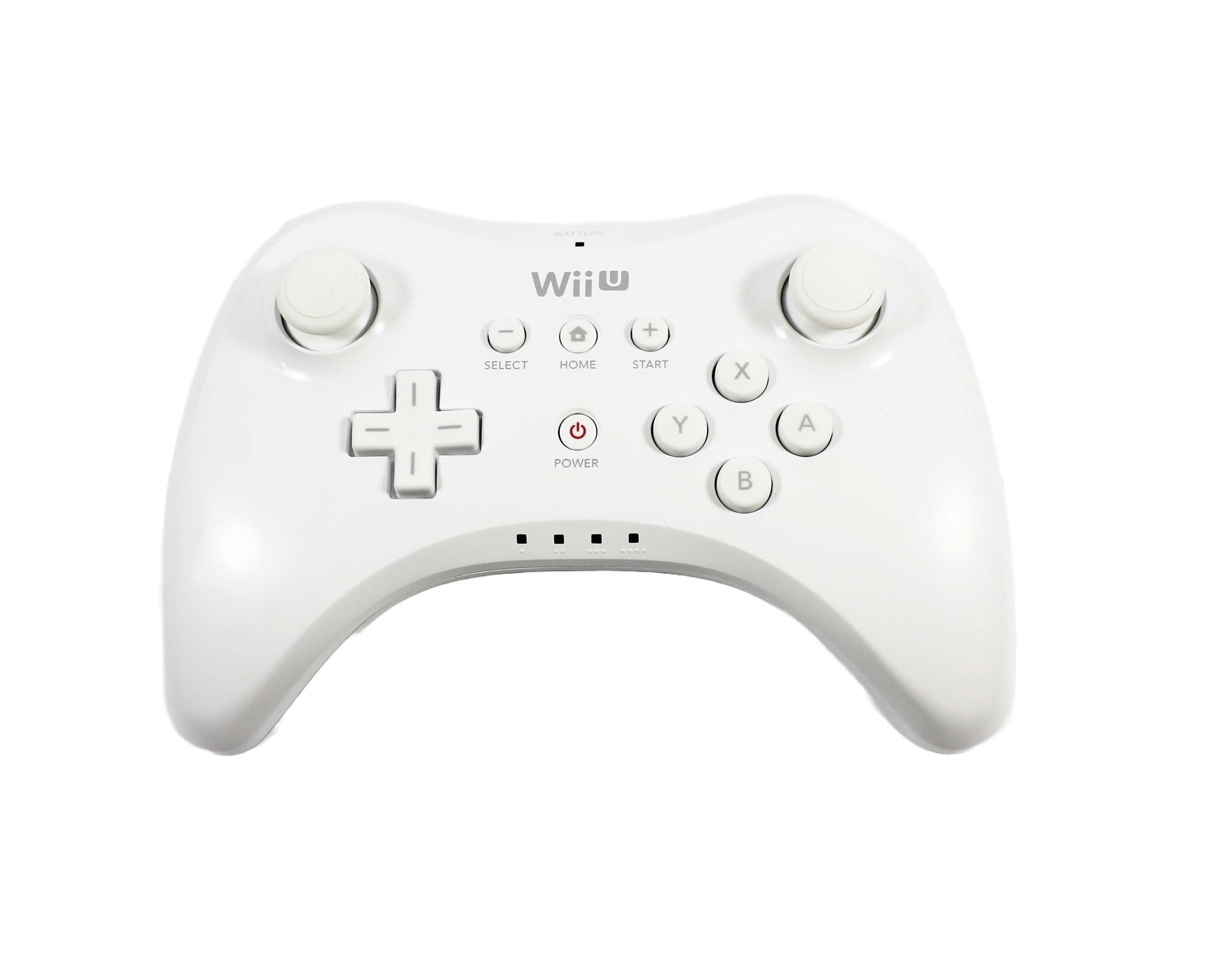 Wii U Pro Controller - White - Video Game Accessory - Used - CaveGamers - Image 2