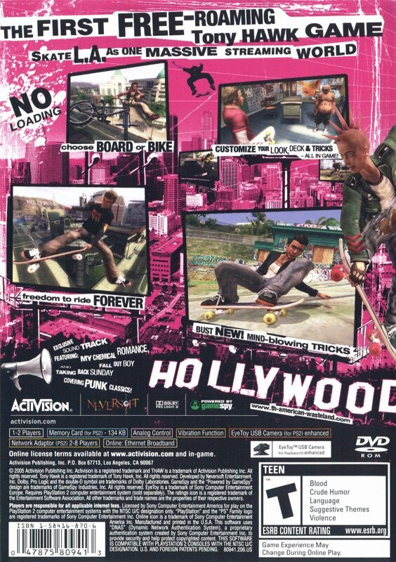 Tony Hawk's American Wasteland PS2 - Video Game - Used - CaveGamers - Image 2