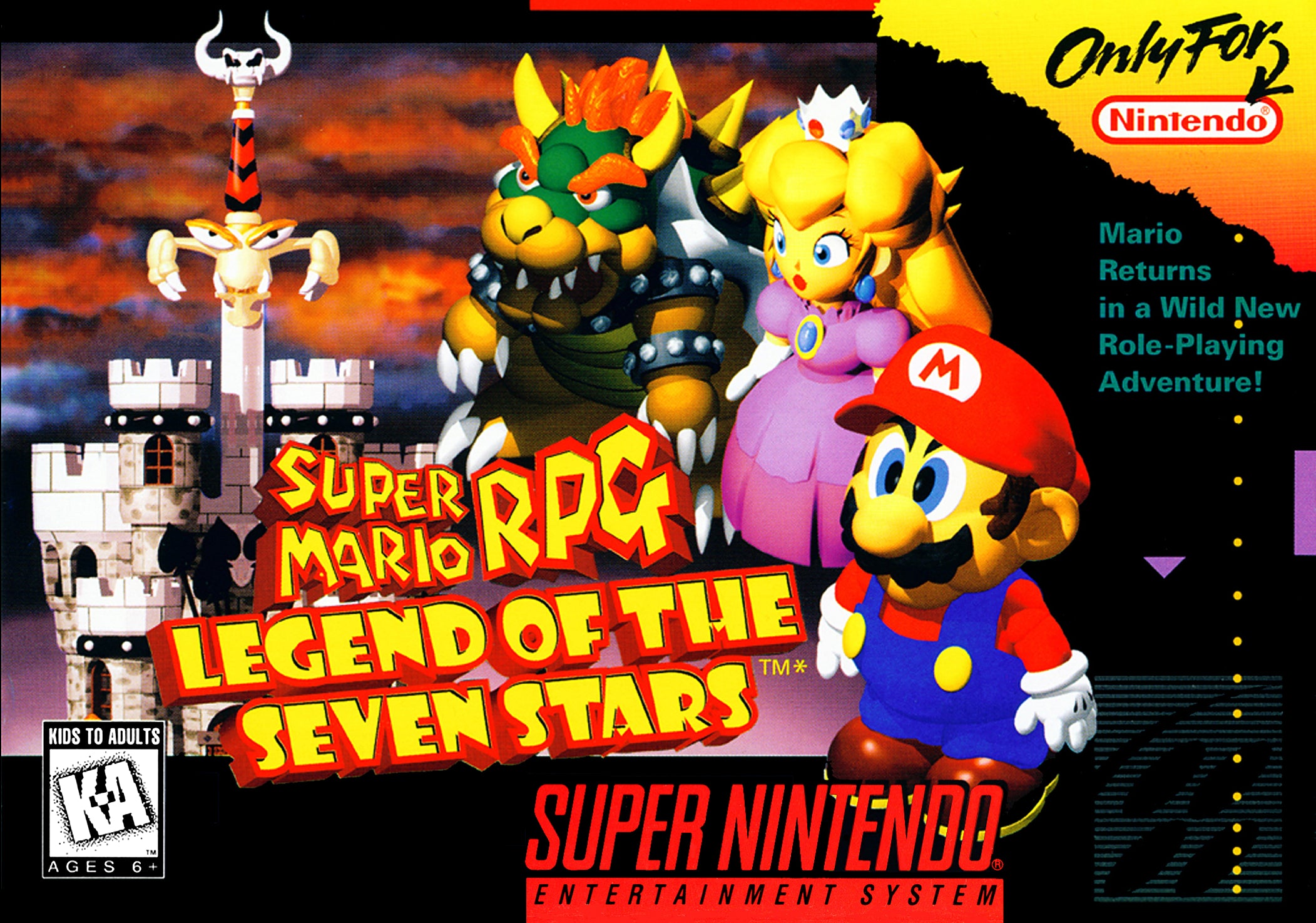 Super Mario RPG: Legend of the Seven Stars SNES - Video Game - Used - CaveGamers