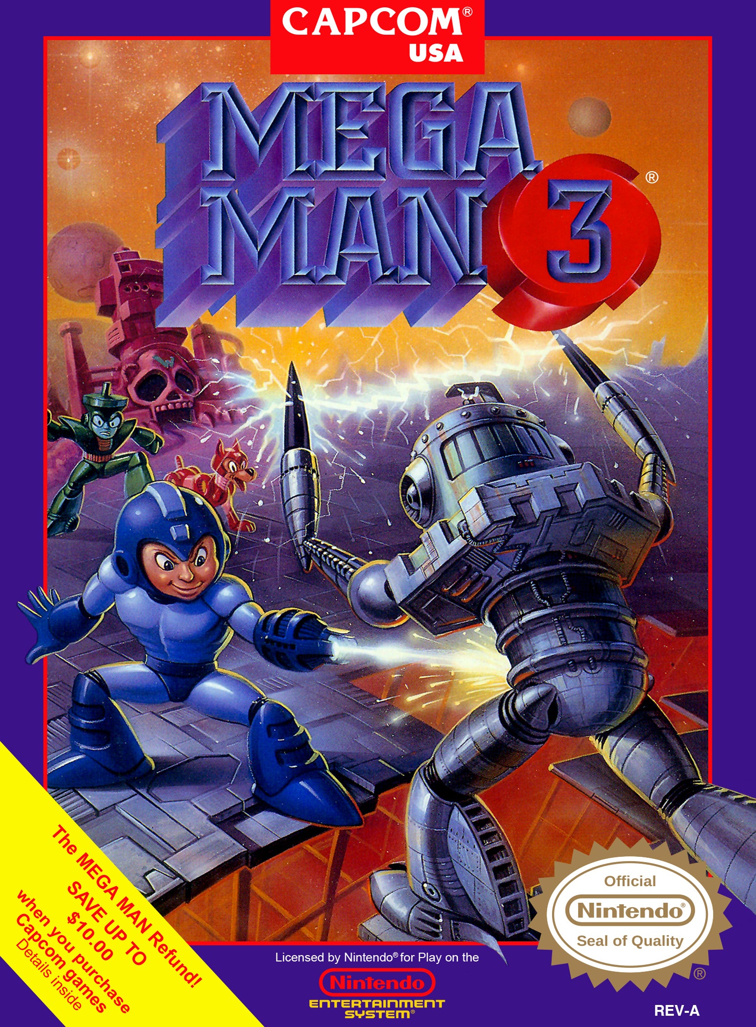 Mega Man 3 NES - Video Game - Used - CaveGamers