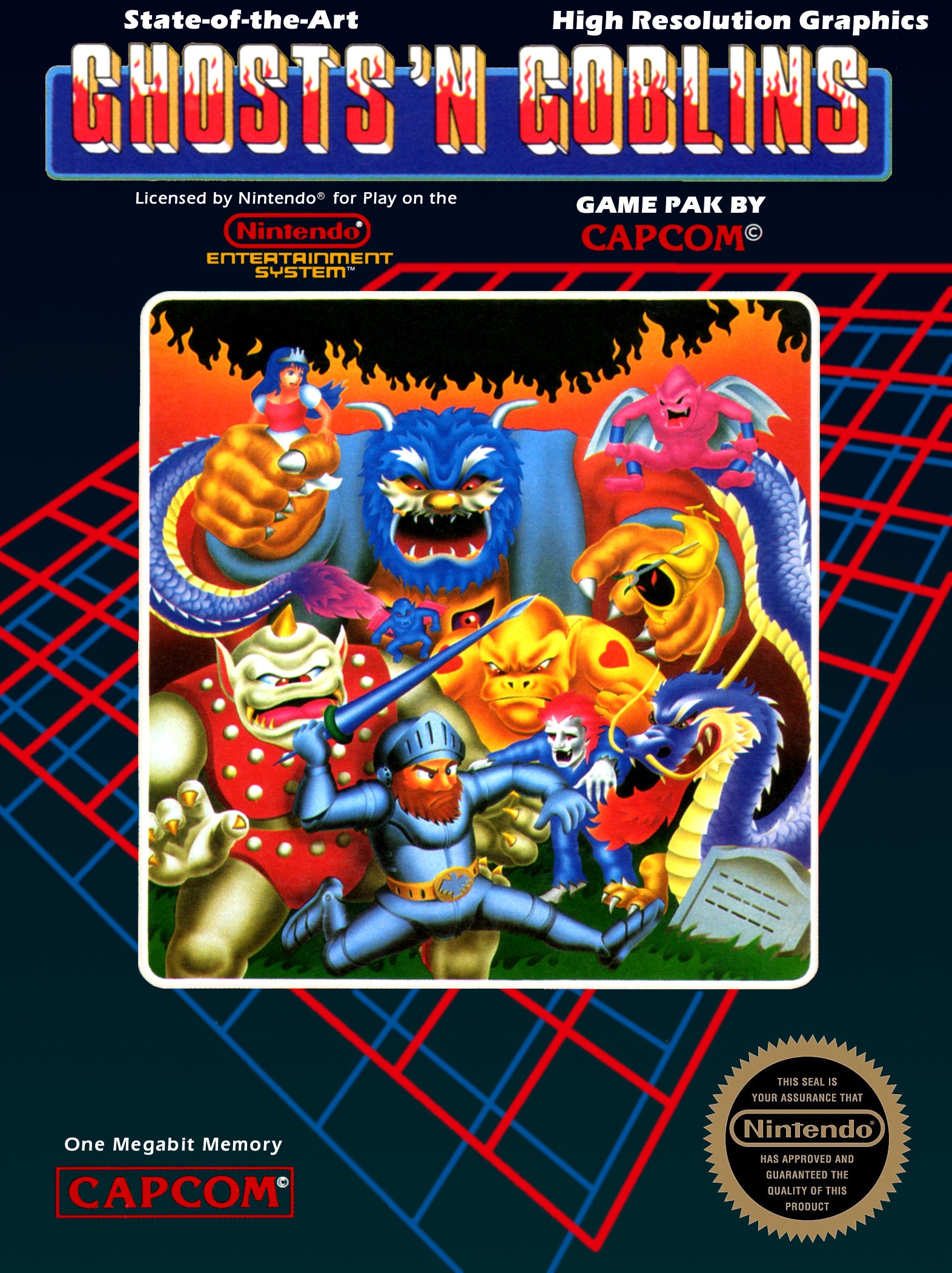 Ghosts 'N Goblins NES - Video Game - Used - CaveGamers