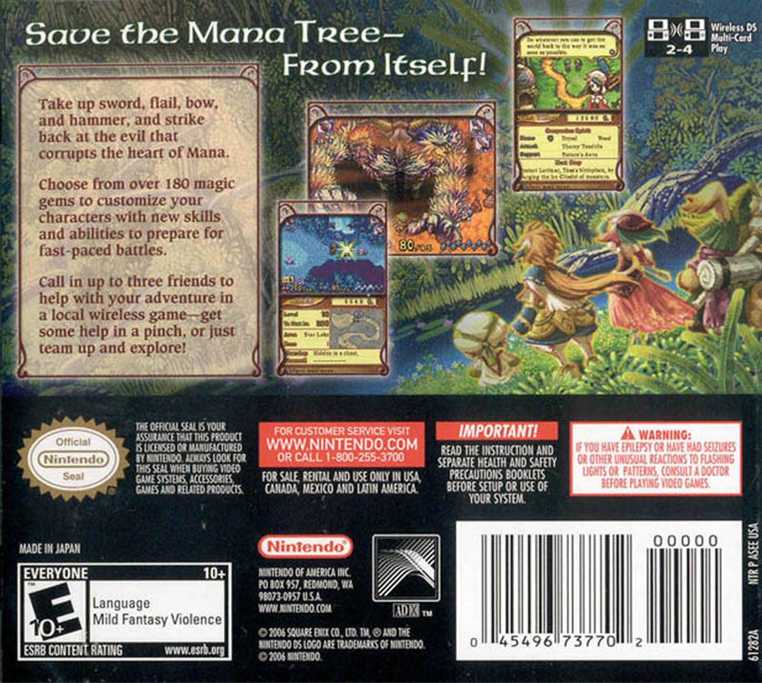 Children of Mana DS - Video Game - Used - CaveGamers - Image 2