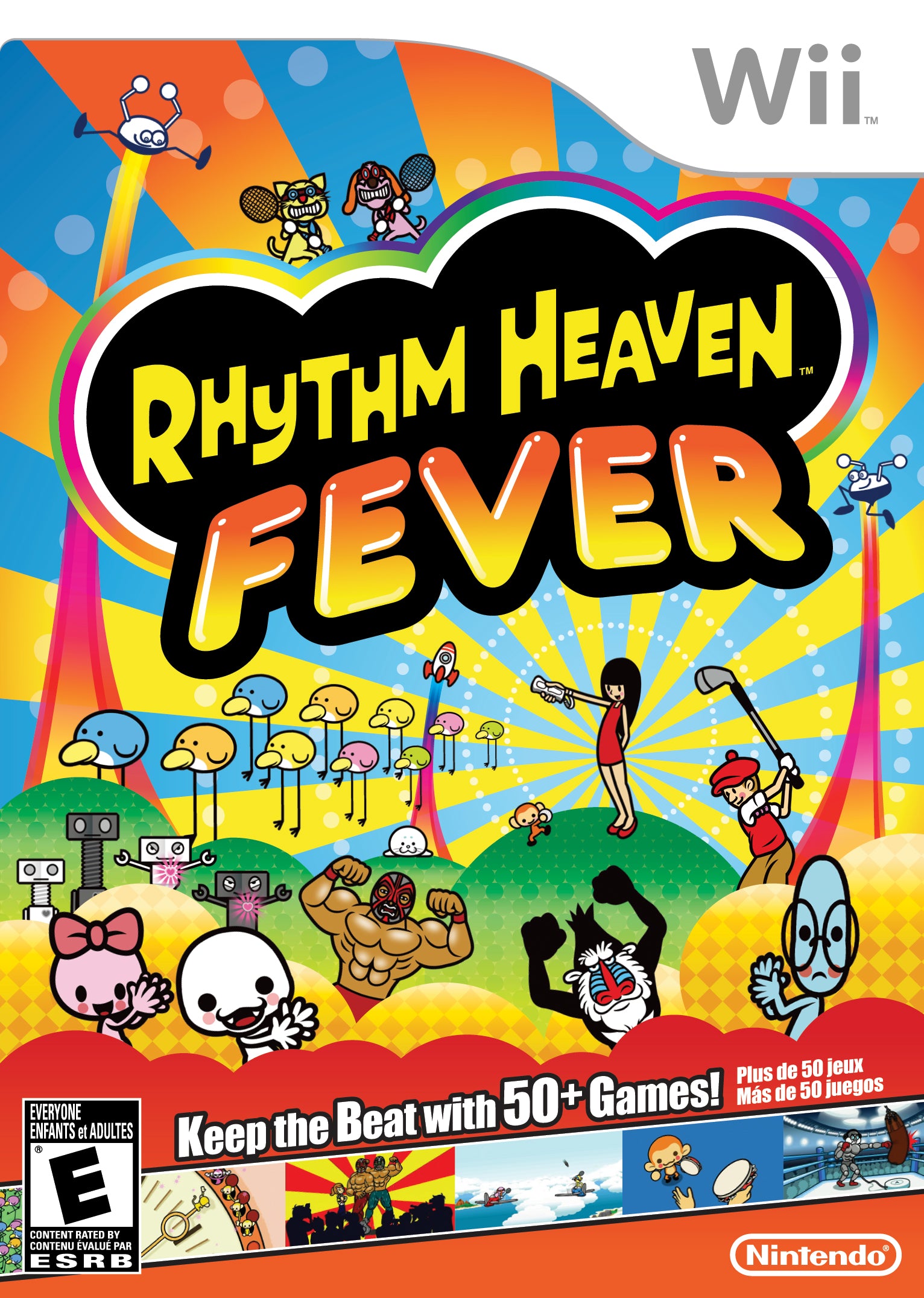 Rhythm Heaven Fever Wii - Video Game - Used - CaveGamers