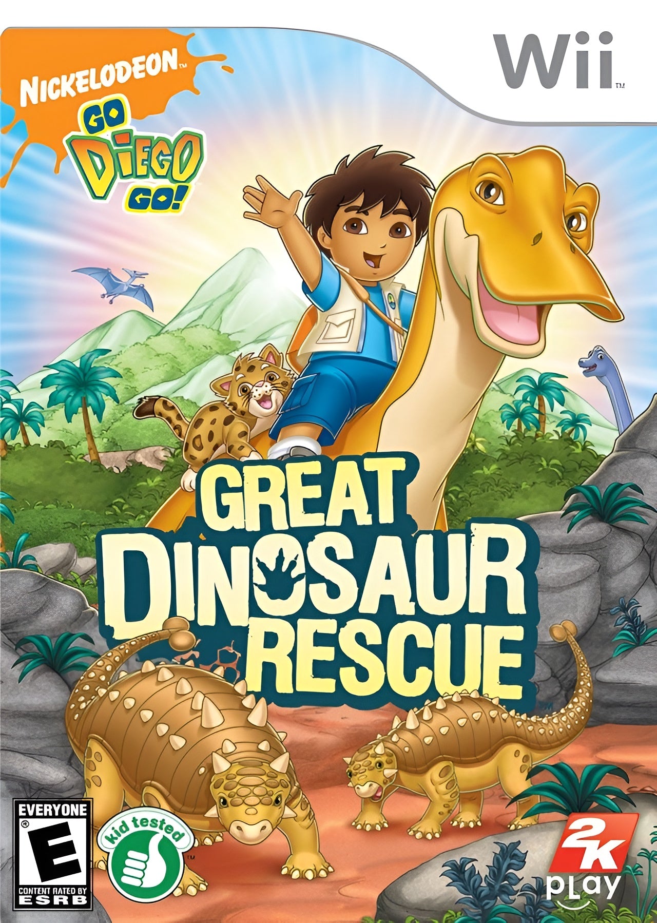 Go, Diego, Go!: Great Dinosaur Rescue Wii - Video Game - Used - CaveGamers