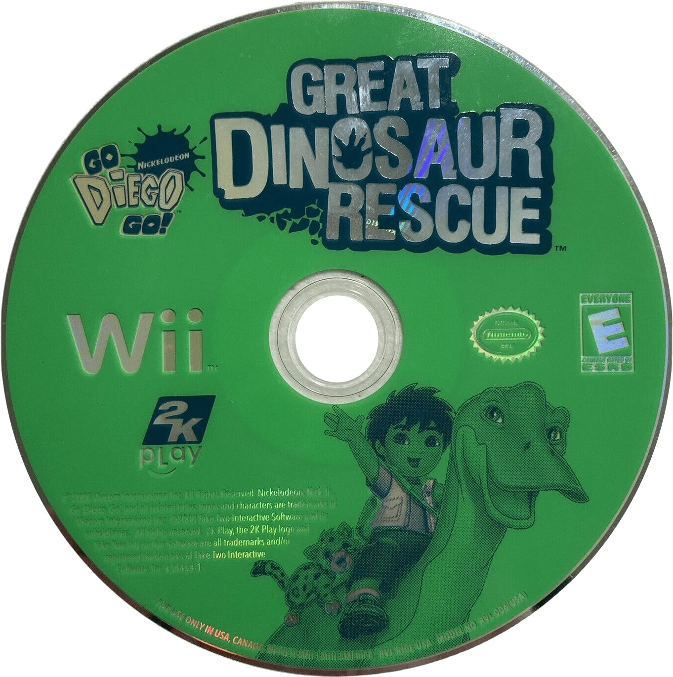 Go, Diego, Go!: Great Dinosaur Rescue Wii - Video Game - Used - CaveGamers - Image 3