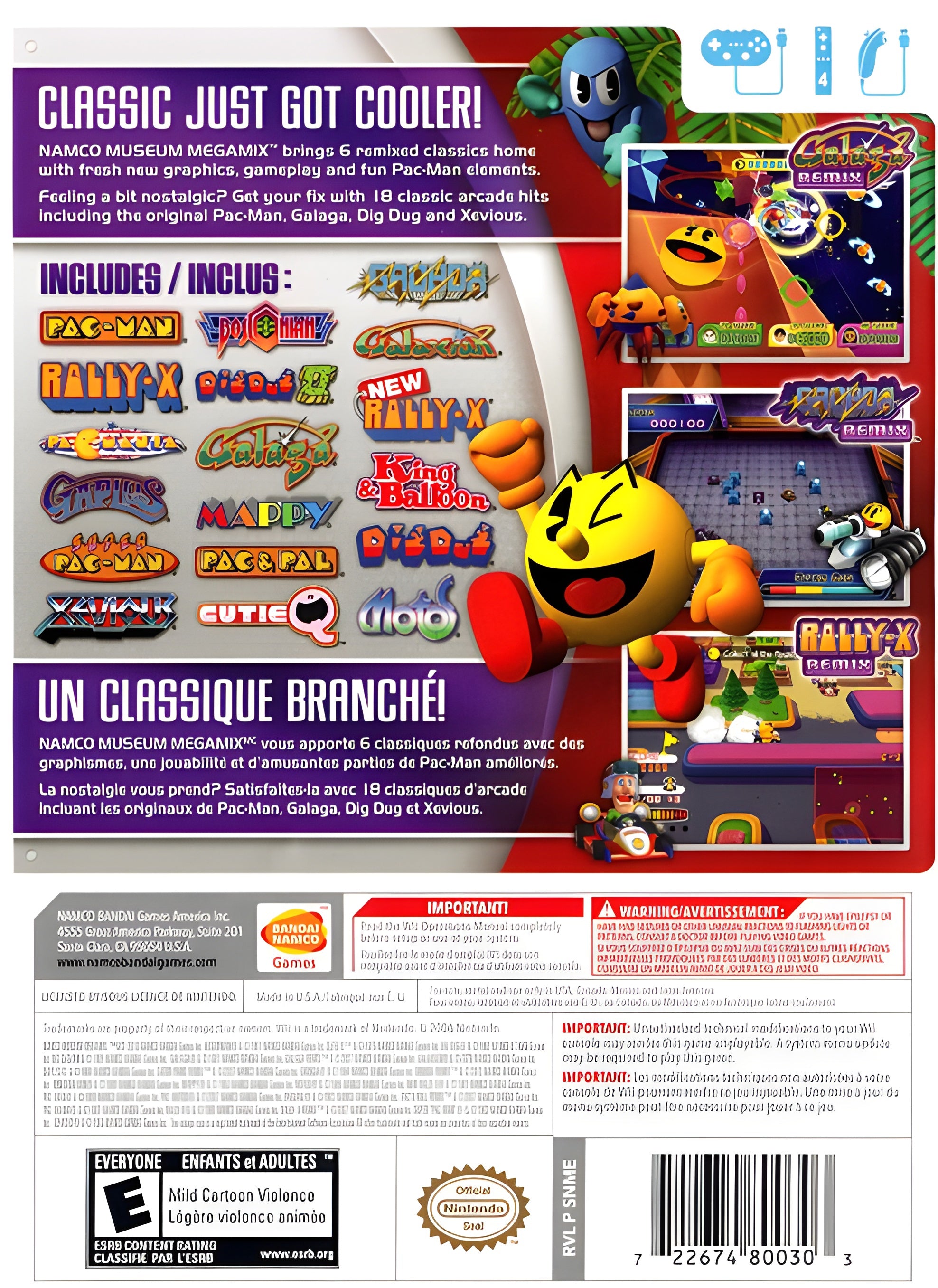 Namco Museum Megamix Wii - Video Game - Used - CaveGamers - Image 2