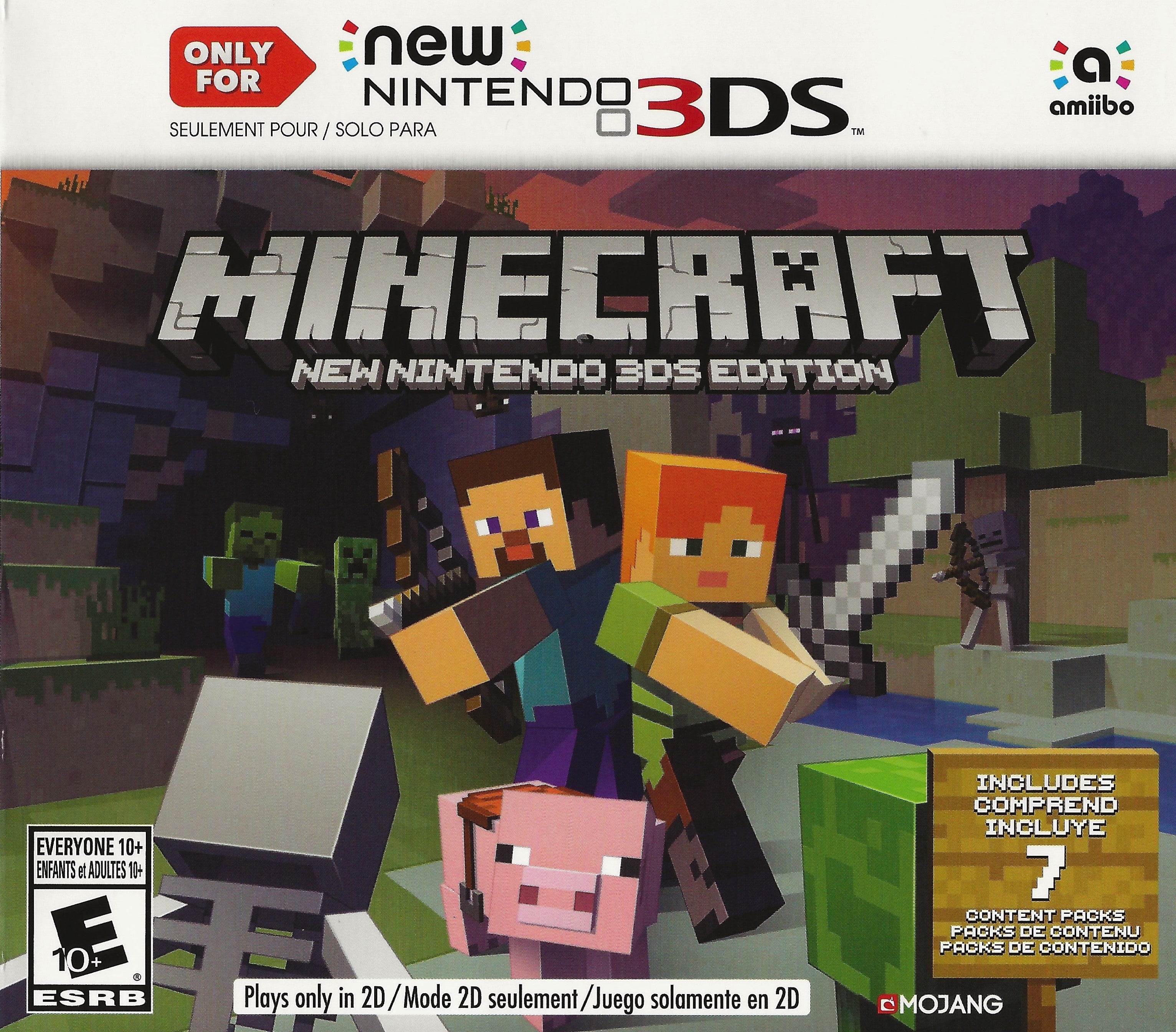 Minecraft: New Nintendo 3DS Edition - Video Game - Used - CaveGamers