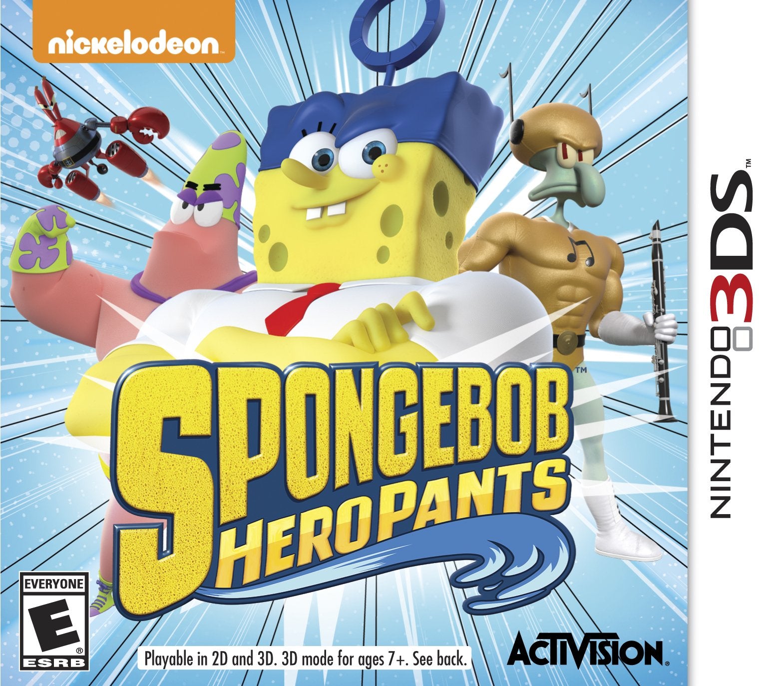 Spongebob HeroPants 3DS - Video Game - Used - CaveGamers