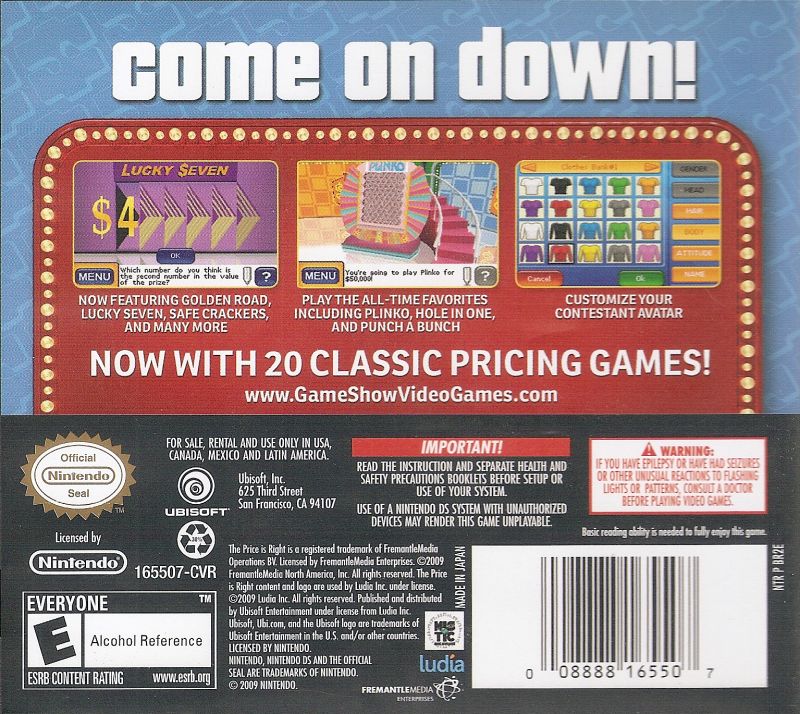 The Price is Right 2010 Edition DS - Video Game - Used - CaveGamers - Image 2