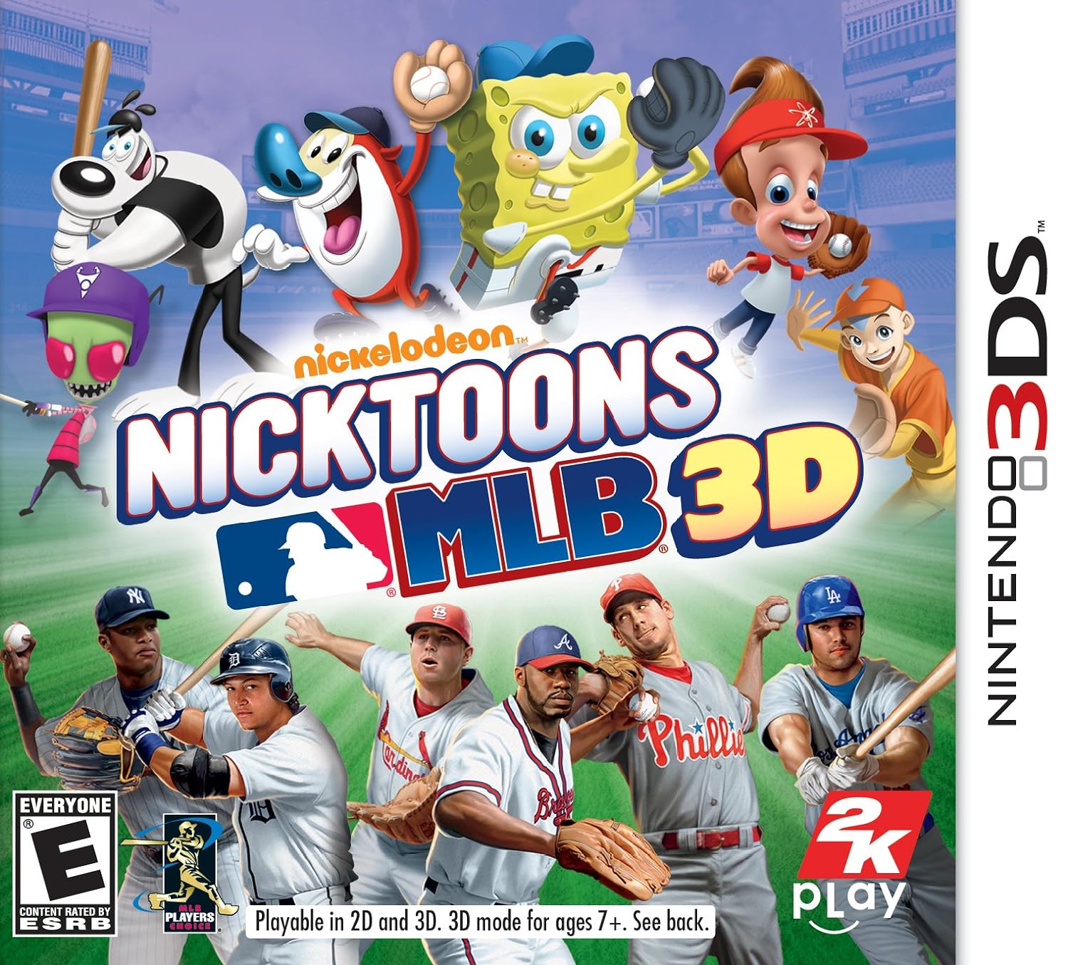 Nicktoons MLB 3D 3DS - Video Game - Used - CaveGamers
