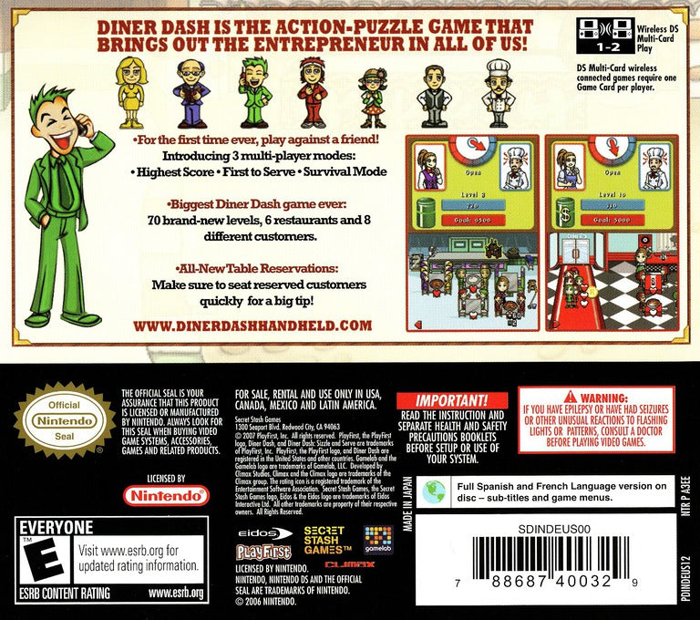 Diner Dash: Sizzle & Serve