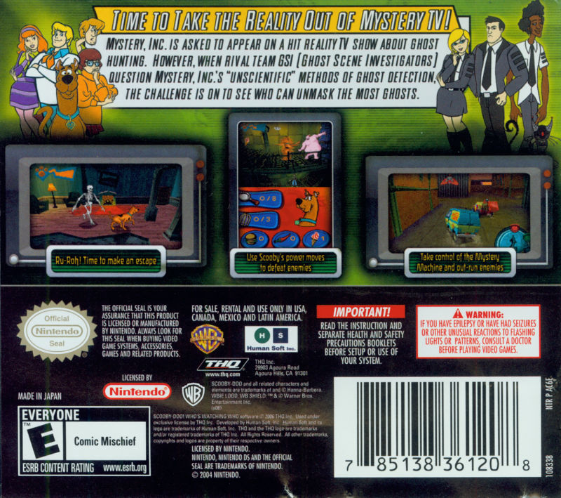 Scooby Doo! Who's Watching Who? DS - Video Game - Used - CaveGamers - Image 2