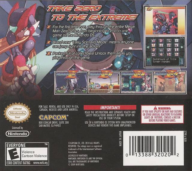 Mega Man Zero Collection DS - Video Game - Used - CaveGamers - Image 2